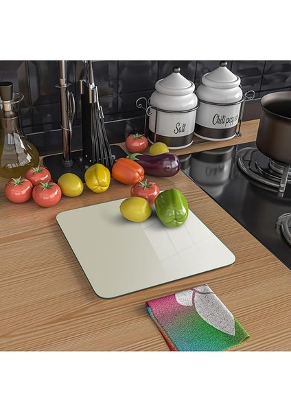 Cam Kesme Tahtası Kare Bej indirimleri