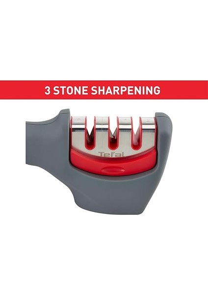 K2090514 Fresh Kitchen Bıçak Bileyici, Evrensel, Paslanmaz Çelik, Çok Renkli, 20,5 x 8 x 5 cm modelleri