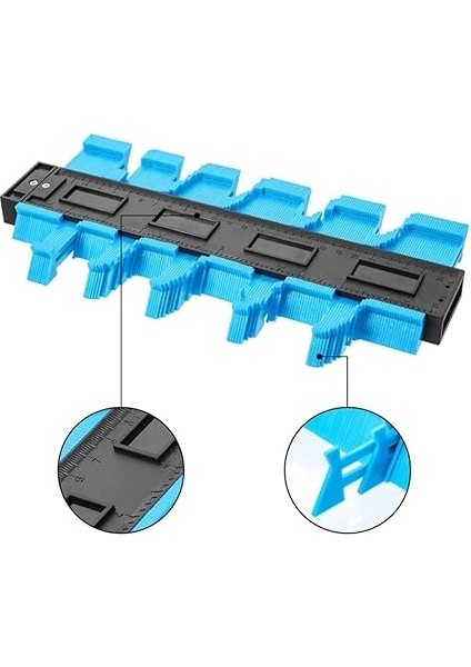 Kontur Ölçüm Cihazı Ahşap Fayans Şekillendirme Kalıbı 25 cm modelleri