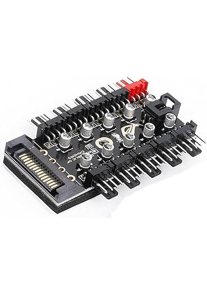 8849 10 Port Fan Power Sata Güç Switch Pwm Çoklayıcı, Sata Power 10 Port Soğutma Fan Splitter Hub, Pc Bilgisayar Soğutma Sistemi Için Kullanılır. modelleri