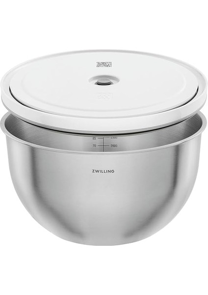 Fresh & Save Bowls Vakumlu Saklama Kabı, L, 24 Santimetre, Paslanmaz Çelik, Metalik Gri fiyatları