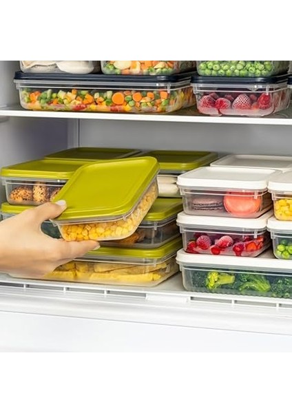 Home 4 Adet Buzdolabı Organizeri – Pp Plastik Şeffaf ve Ayarlanabilir Saklama Kabı, Gıdaları Taze Tutan Fresh Box, Çok Amaçlı,mikrodalga ve Bulaşık Makinesi Uyumlu (Beyaz, 500 Ml) indirimleri