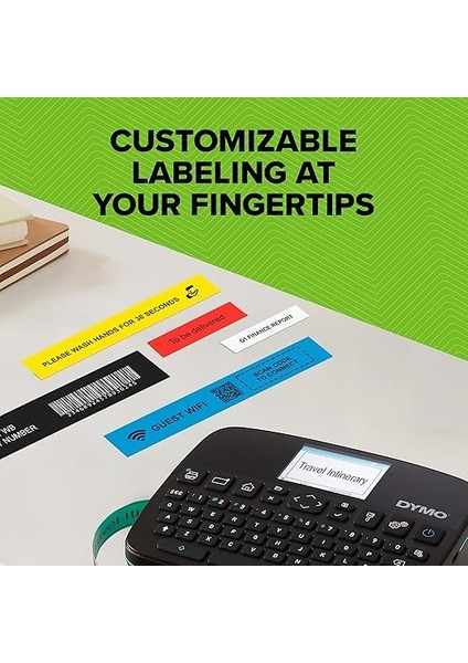 Labelmanager Executive 640 Cb Taşınabilir Etiket Yazıcısı | Qwerty Klavyeli Kompakt Etiketleme Makinesi | Bluetooth ve USB Bağlantısı | Dymo D1 Standart ve Dayanıklı Etiketlerle Uyumlu fiyatları