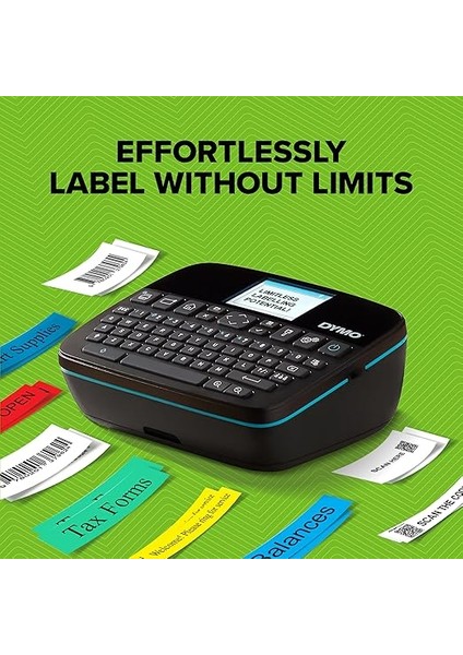 Labelmanager Executive 640 Cb Taşınabilir Etiket Yazıcısı | Qwerty Klavyeli Kompakt Etiketleme Makinesi | Bluetooth ve USB Bağlantısı | Dymo D1 Standart ve Dayanıklı Etiketlerle Uyumlu fırsatları