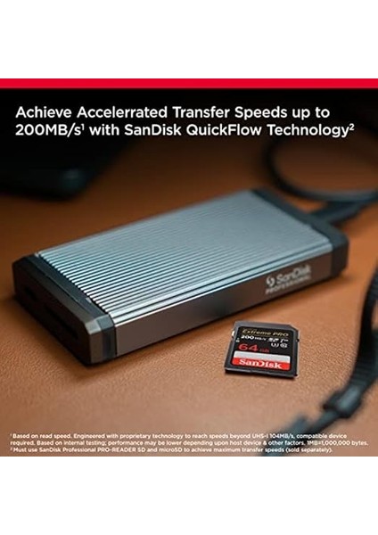 Extreme Pro Sdxc Uhs-I Hafıza Kartı 64 GB (V30, Aktarım Hızı 200 Mb/sn, U3, 4K UHD Videolar, Sandisk Quickflow Teknolojisi, Isıya Dayanıklı) fiyatları