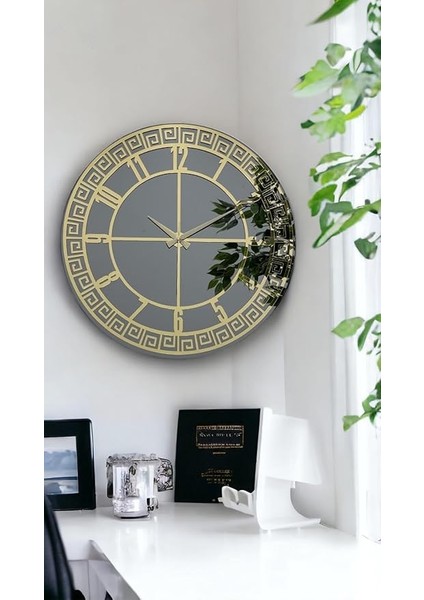 46 cm Gerçek Ayna Pleksi Rakam Dekoratif Duvar Saati fiyatları