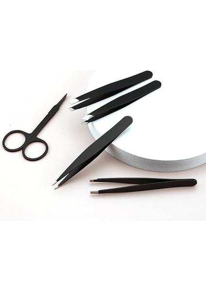 5 Adet Profesyonel Paslanmaz Çelik Deri Çantalı Cımbız Seti modelleri