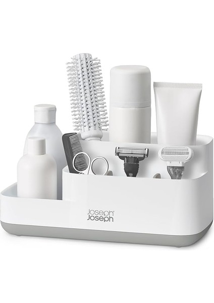 Joseph Duş Sepetleri ve Rafları 70513, Gri/beyaz, 24,9 x 11,9 x 11,6 cm