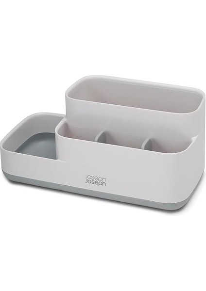 Joseph Duş Sepetleri ve Rafları 70513, Gri/beyaz, 24,9 x 11,9 x 11,6 cm fiyatları