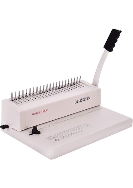 Force C-12 Plastik Spiral Cilt Makinesi