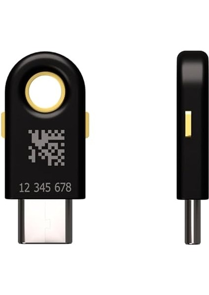 Yubikey 5c - Iki Factor Authentication USB Security Key, Usb-C Bağlantı Noktalarına Uyar - Çevrimiçi Hesabınızı Parodan Daha Fazla Korur, Fıdo Sertifikalı USB Şifre Anahtarı fiyatları