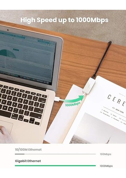 USB 3.0 To RJ45 Gigabit Ethernet Dönüştürücü Adaptör Beyaz modelleri