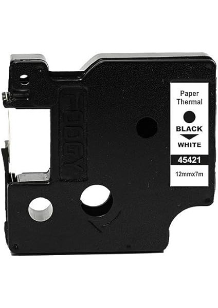 Dymo D1 Serit Etiket Muadili Kağıt Beyaz 12 mm x 7 M fırsatları