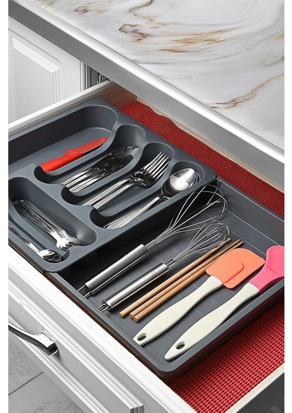 Uzayabilen Kayar Kaşıklık, Pratik Çekmece Içi Ayarlanabilen Kaşıklık Kepçelik Düzenleyici Organizer fiyatları