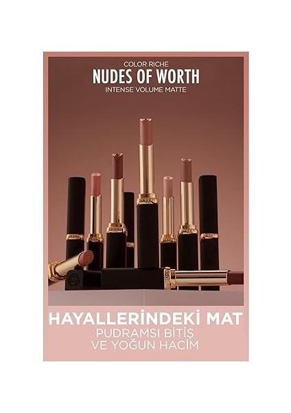 Parıs Color Riche Intense Volume Matte Ruj - 570 Worth It Intense indirimleri