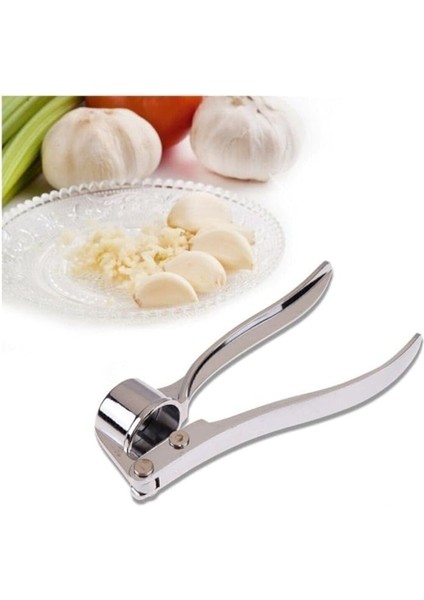 Akcakese Yuvarlak Şekil Sarımsak Ezici Pres Hazneli Çelik Sarımsak Rendesi - 10542041763 fırsatları