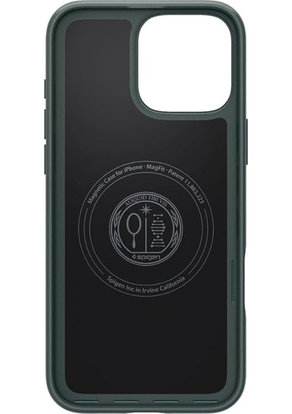 iPhone 16 Pro Max Ince Magsafe Kılıf Thin Fit Hava Kanalı Teknolojisi™ Askeri Sınıf Koruma Magfit Abyss Green Kapak - ACS07981 fırsatları