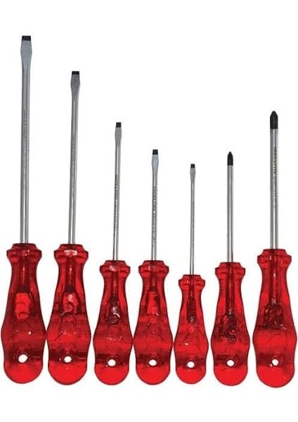 4100008107 Kraft Seri Tornavidalar, Kırmızı, 7 Li modelleri