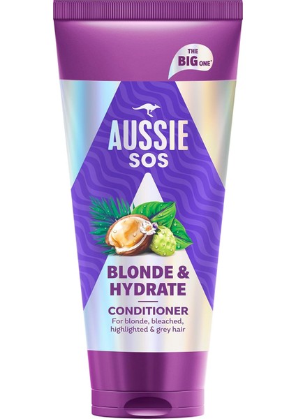 Sos Blonde & Hydrate Açık Renk Boyalı, Röfleli ve Gri Saçlar Için Saç Kremi 350ML