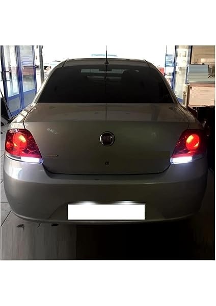 Light-X Auto Lighting Tek Duy 93 Geri Vites LED Sinyal Ampülü ve Park Ledi Beyaz (2'li Paket) modelleri