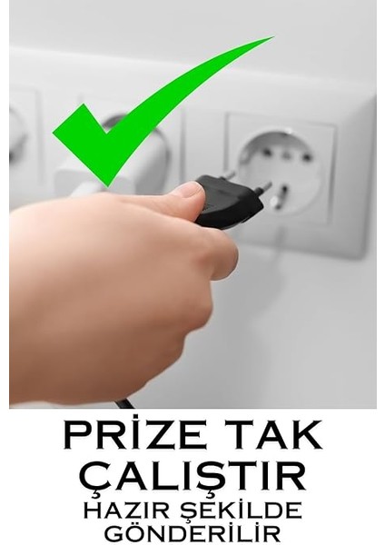 Dükkan 12V Trafolu Neon LED Işık | Tak-Çalıştır Trafolu Neon Şerit LED Esnek Silikonlu Aydınlatma LED Hortum (5 Metre, Amber) modelleri