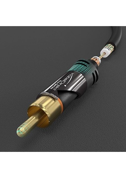 – 3m – Cinch Derin Bas Hoparlör Kablosu, 1x1 Cinch/rca, Ses/dijital/video (Koaksiyel Kablo, Rca Fişi/fiş, Amplifikatör/hifi, Ses Sinyali Veya Kompozit Video Için, 75 Ohm, Siyah) fırsatları