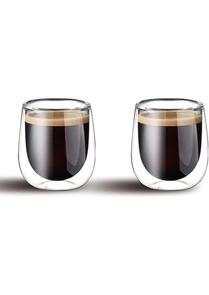 Keyif: 250ML Çift Cidarlı Americano ve Latte Mojito ve Kokteyl Bardak Seti" fiyatları