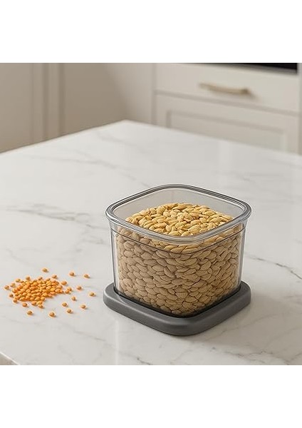 Life Tower Premium Saklama Kabı Seti 5 Adet 0,5 L Şık Görünüm ve Günlük Kullanım (Antrasit) modelleri