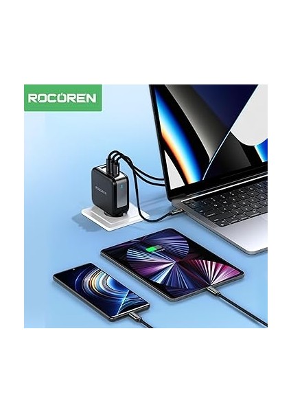 60W Type-C To Type-C Rgb Aydınlatmalı Örgülü Şarj ve Data Kablosu 50 cm modelleri