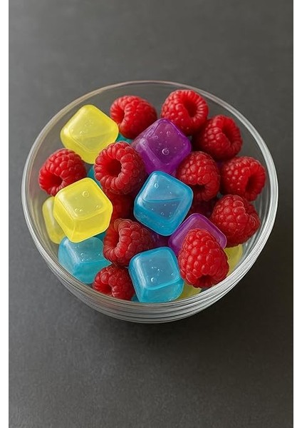 Store 12’li Buz Küpü Seti –yeniden Kullanılabilir Hazır Buz, Kare Şekilli, Soğuk Içecek ve Kokteyller Için, Hijyenik ve Dondurucu Uyumlu fırsatları