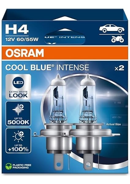 H4 Cool Blue Intense Next Gen 5000K Beyaz Işık (Takım-2 Adet) fiyatları
