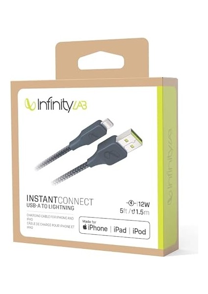 By Harman - Instantconnect Kablo Usb-A Lightning,mavi,1.5m fırsatları