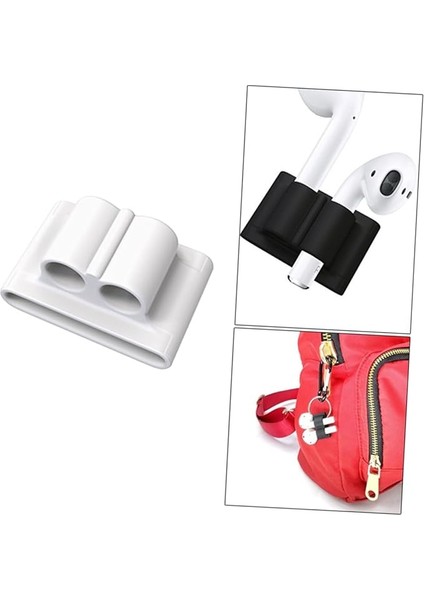 2 Için Tutucu Üç Nesil Bileklik Kulaklık Beyaz