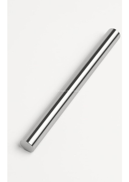 40 cm 304 Paslanmaz Çelik Oklava Ergonomik Merdane Yapışmaz Yüzeyli Hamur Açma Aparatı Pizza Kurabiye Gözleme Makarna Için Profesyonel Mutfak Aracı