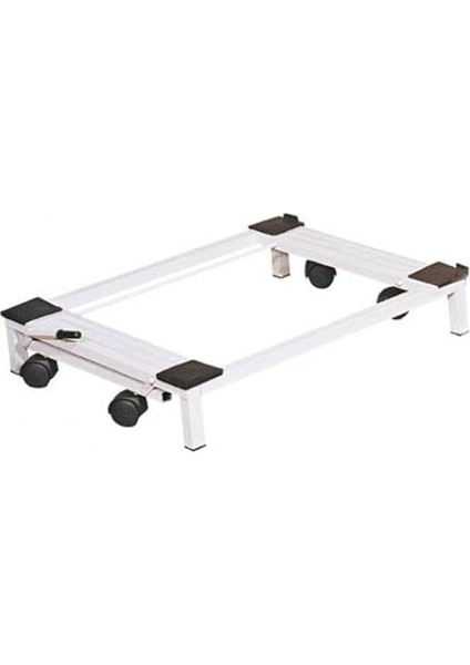 Renk Metal Çeksür Çamaşır Makinesi Taşıma Altlığı Buzdolabı Makine Altlığı Tekerlekli Beyaz Eşya Taşıyıcı Ürün Gri Renk Boyalıdır fırsatları