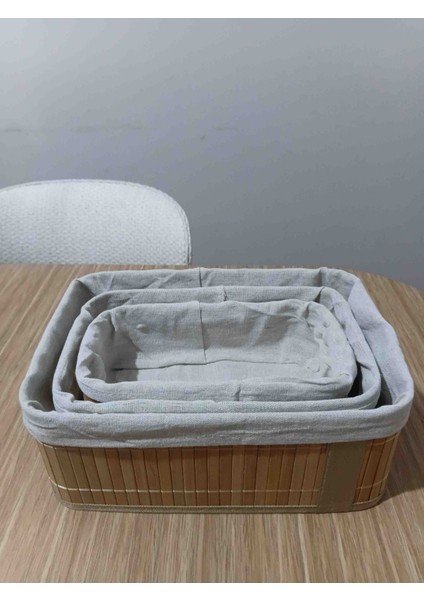 Bambu Kare Kirli Sepeti ve Bambu 3 Lü Organizer (Sabunluk Havlu Kozmetik Saklama ) fırsatları