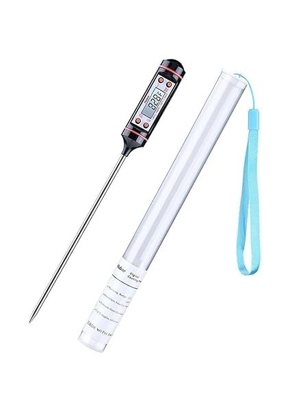 Mutfak Termometresi – 3 Saniyede Hızlı Okuma | Katlanabilir Çelik Prob, LCD Ekranlı Et, Şeker, Yağ, Su ve Barbekü Isı Ölçer fiyatları