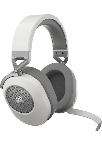 HS65 Kablosuz Çok Platformlu Oyun Kulaklığı, Bluetooth'lu, Dolby 7.1 Surround Ses, Çok Yönlü Mikrofon, Icue Uyumlu, Pc, Mac, Ps5, Ps4, Nintendo Switch, Cep Telefonu, Beyaz
