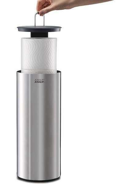 Joseph Easystore Luxe Paslanmaz Çelik Gizli Tuvalet Kağıdı Tutacağı, Kapaklı Stand, 3 Ruloya Kadar Hods modelleri