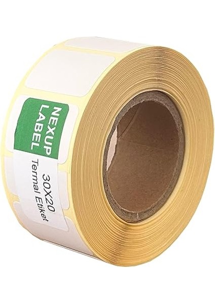 Label - 30X20 mm Termal Etiket, Barkod/adres/kargo Termal Etiketleri, Zebra ve Diğer Yazıcılarla Uyumlu fiyatları