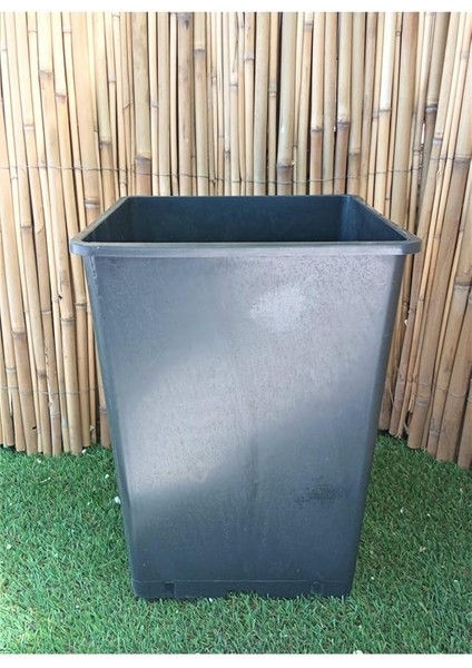 Kare Saksı 15 Adet 15 Lt 23,5X33 cm Üretim Saksısı Siyah Saksı Kare Üretim Saksı Plastik Saksı fiyatları