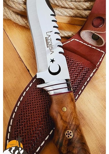 Işlemeli Sap Outdoor Kamp Bıçağı Çakısı Kılıflı Piknik Bıçak Çakı Mutfak Bıçağı (KMU-742) modelleri