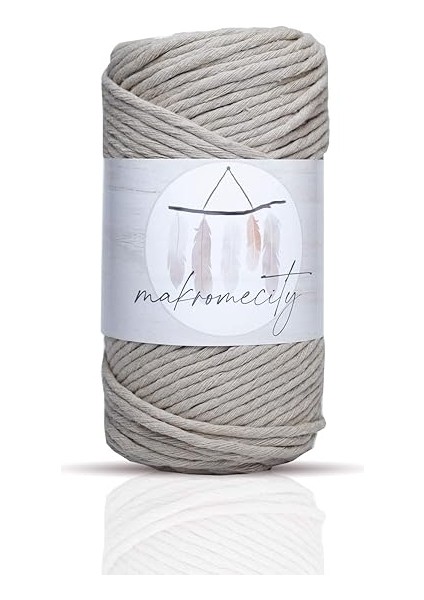 Makrome Ipi 3mm Tek Büküm Makrame Taranabilir Ip 4lü Set Ekru Hardal Kiremit Sütlü Kahve indirimleri