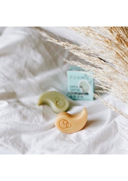 Sabit Sabun, Papaya ve Yulaf Sütlü, Rahatlatıcı ve Besleyici Papaya Sabun, Seyahat FORMATINDA,%100 Vegan ve Plastiksiz, 20 G fırsatları