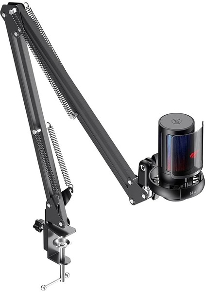 Gamenote GK50 Pro Rgb Gaming Profesyonel Oyuncu Yayıncı Mikrofonu ve Masa Standı