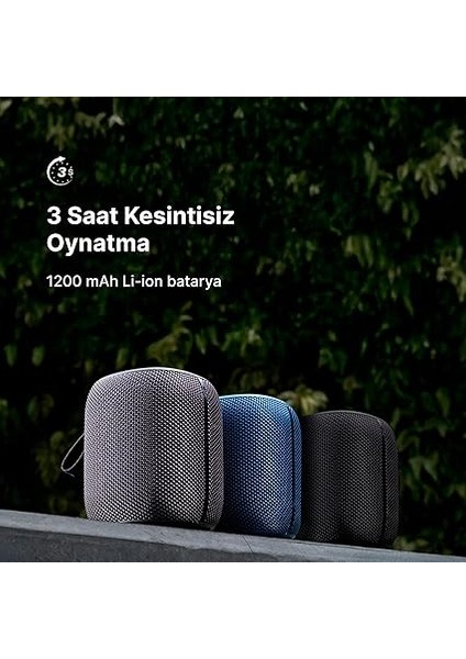 Smart Bluetooth Hoparlör Rgb Taşınabilir Kablosuz Tws Streo Wonderboom (Siyah) X6702 modelleri