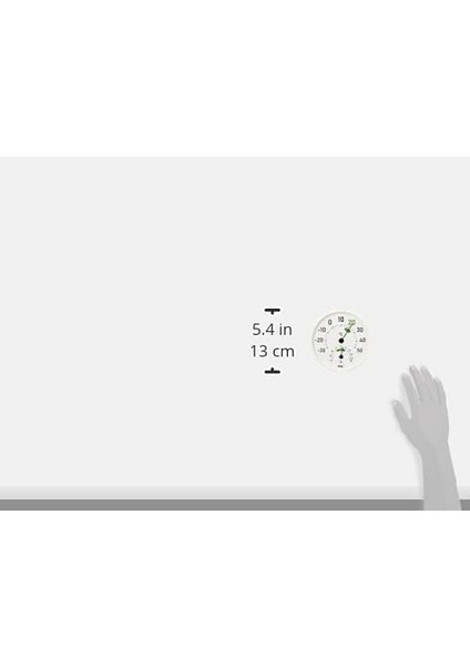 Dostmann Analog Termal Higrometre, 45.2045.02, Iç ve Dış Mekan Için, Renkli Konfor Bölgeleri, Beyaz, U 130 x G 20 x Y 165 mm indirimleri