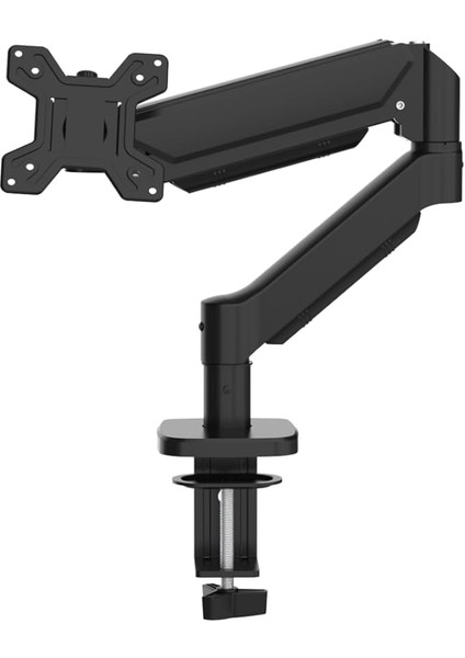 Tekli Monitör Standı – 13"-32", 75X75MM-100X100MM Vesa Uyumlu, 8 kg Taşıma Kapasiteli, ±45° Eğimli, Yükseklik Ayarlı