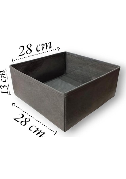 Room Antrasit 8'li Çekmece Içi Düzenleyici Organizer Set - Çok Amaçlı Dolap Içi Kutu Seti fiyatları