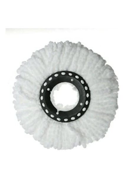 2 Adet Döner Başlıklı Mop Yedeği Mikrofiber Döner Paspas Yedek